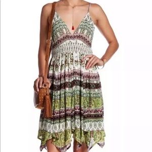 🔥RAGA LA Dress Large Sleeveless Mutlicolor